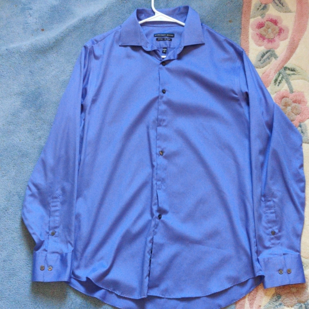 Geoffrey Beene Fitted Dress Shirt